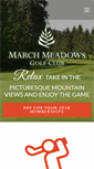 Mobile Screenshot of marchmeadowsgolf.com